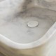Μαρμάρινος Νιπτήρας Επιτραπέζιος 60Χ38cm FOSSIL Gaia Marble DS60-300 Carrara Nuovo